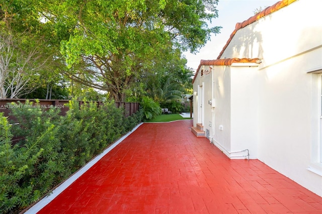 view of patio