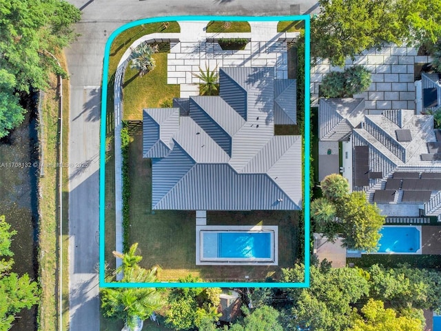 6401 SW 84th St, South Miami, FL 33143 - view of property location with property boundaries highlighted