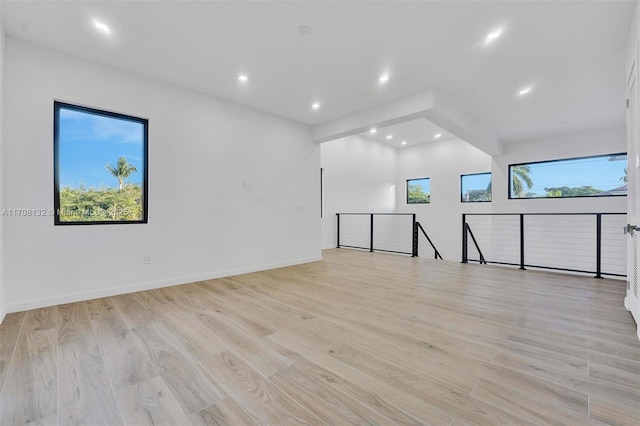 6401 SW 84th St, South Miami, FL 33143 - unfurnished room featuring recessed lighting and light wood-type flooring