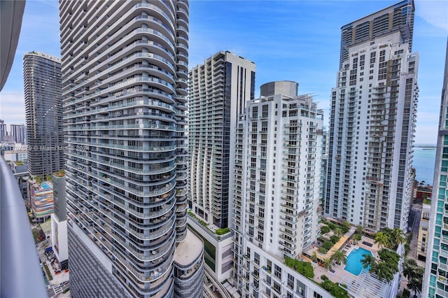 view of property featuring a water view