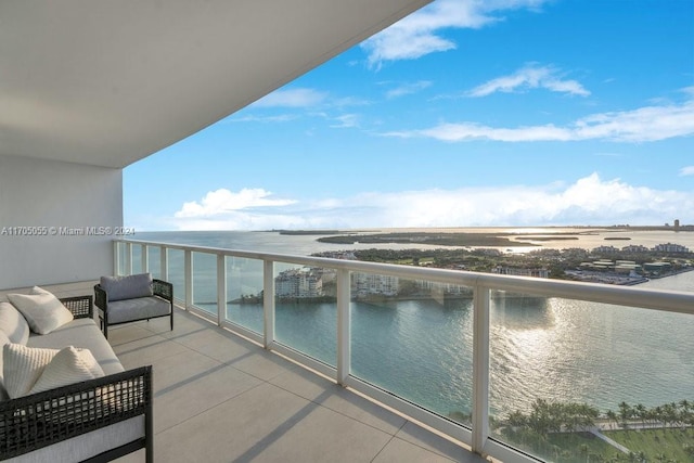 100 S Pointe Dr Unit 3601, Miami Beach, FL 33139 - balcony featuring a water view