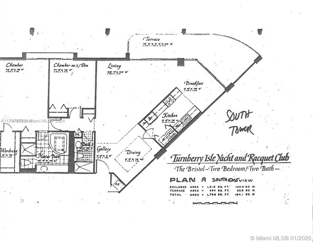 19667 Turnberry Way Unit 15A, Aventura, FL 33180 - view of home floor plan