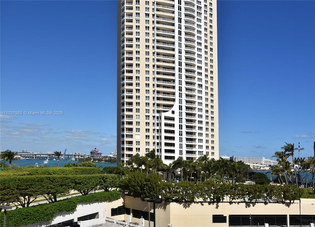 view of property featuring a water view