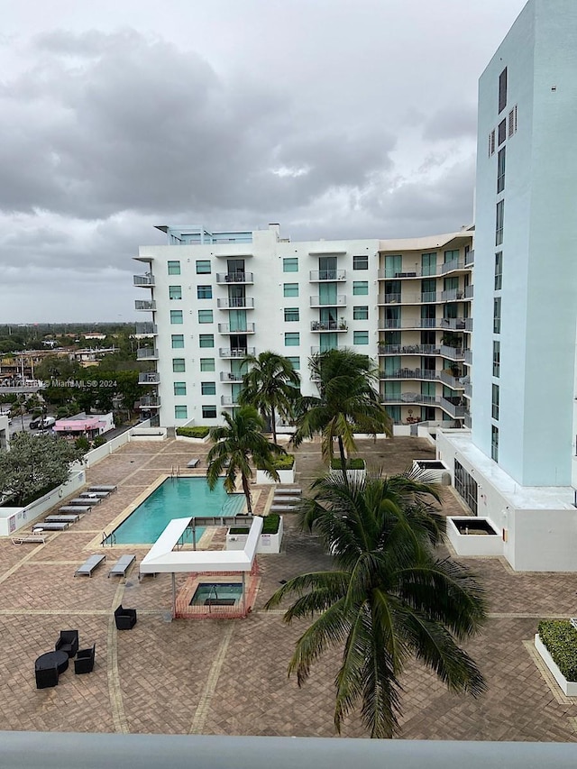 view of pool