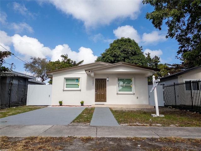 view of bungalow-style house