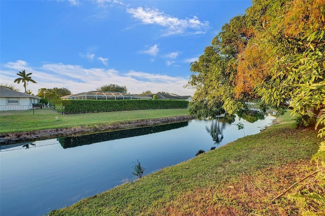 view of water feature