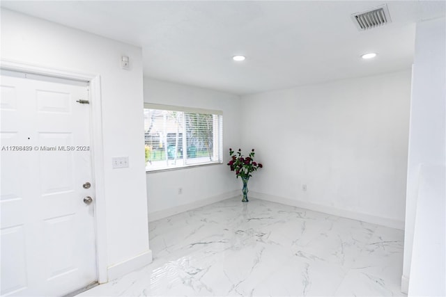 17921 SW 140th Ct Unit 17921, Miami, FL 33177 - entryway with marble look tiles and recessed lighting