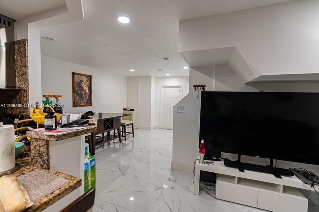 17921 SW 140th Ct Unit 17921, Miami, FL 33177 - living area with recessed lighting and light marble finish floors