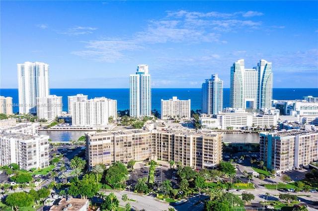 city view with a water view