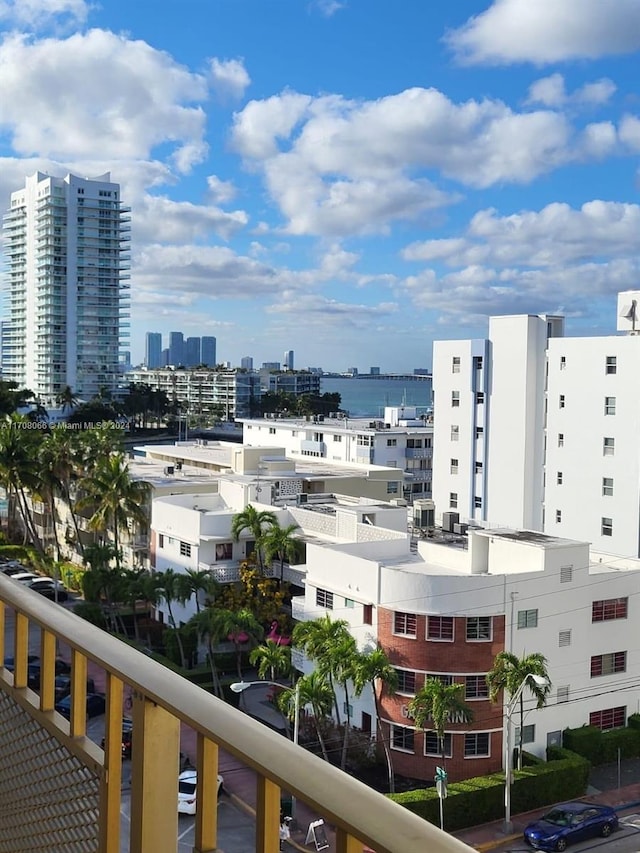 city view with a water view