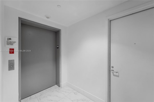 entrance to property with elevator