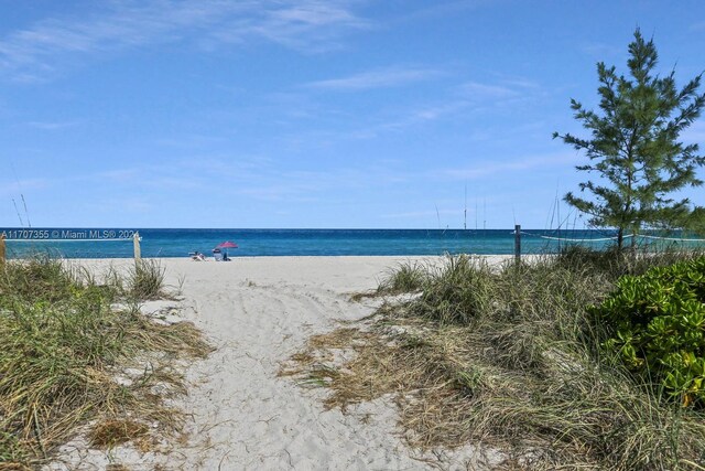 5005 Collins Ave Unit 425, Miami Beach, FL 33140 - water view with nearby beach