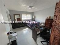 office featuring concrete flooring