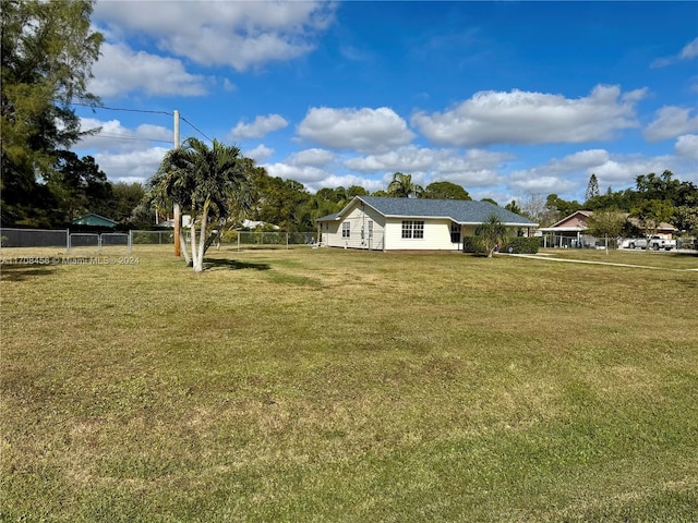 view of yard