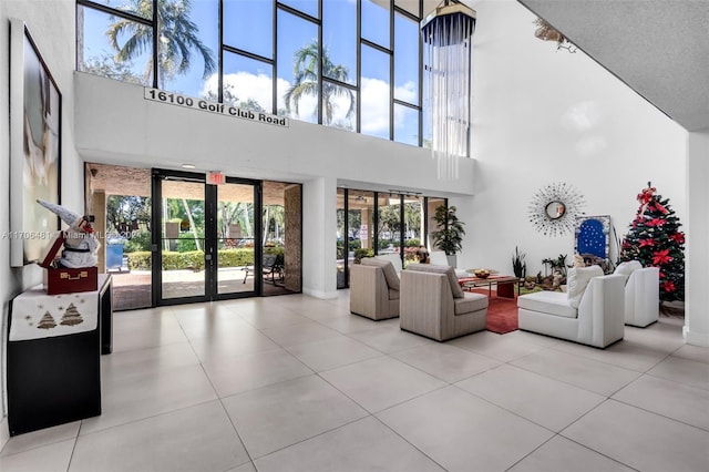 view of community lobby