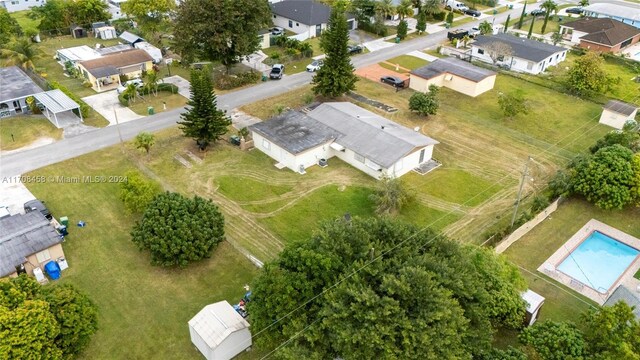 drone / aerial view