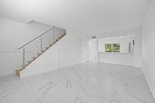 view of unfurnished living room