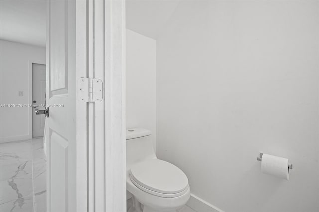 bathroom with toilet