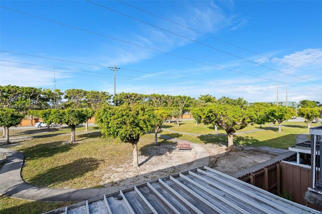 surrounding community featuring a lawn