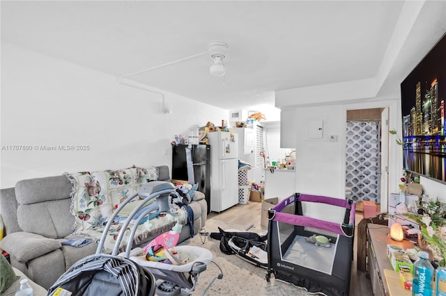 view of living area