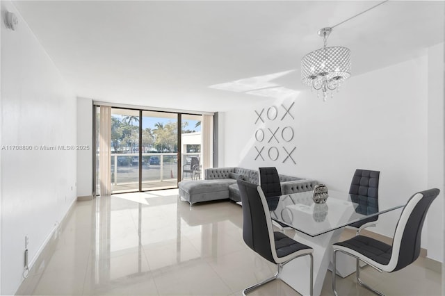 3675 N Country Club Dr Unit 105, Aventura, FL 33180 - living room featuring light tile patterned floors and expansive windows