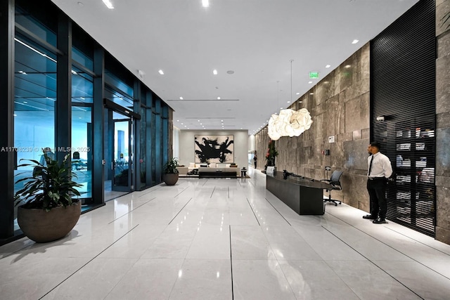 view of community lobby