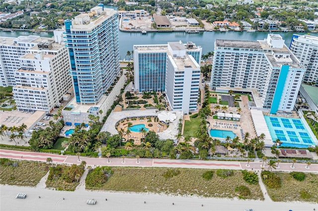 5055 Collins Ave Unit 14M, Miami Beach, FL 33140 - drone / aerial view of a nearby body of water