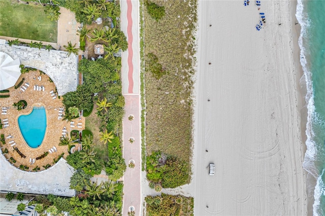 5055 Collins Ave Unit 14M, Miami Beach, FL 33140 - drone / aerial view of a nearby body of water
