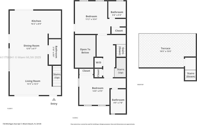734 Michigan Ave Unit 7And 6, Miami Beach, FL 33139 - home floor plan