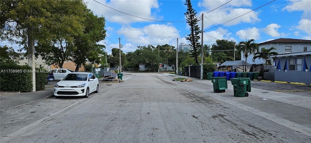 view of road