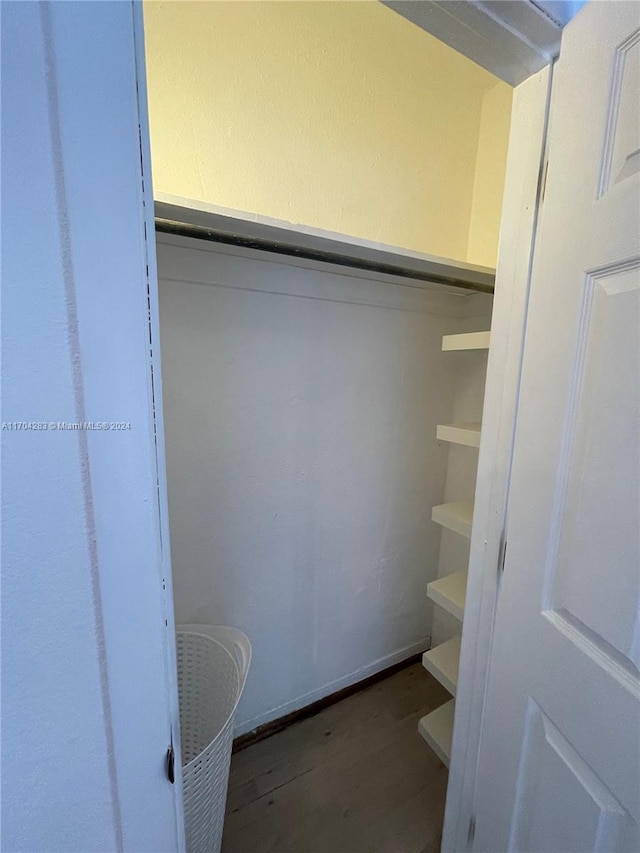 view of closet