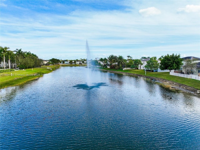 property view of water