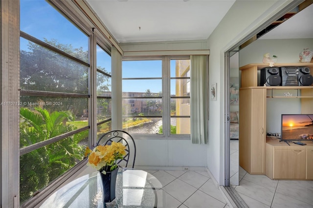 sunroom / solarium with plenty of natural light