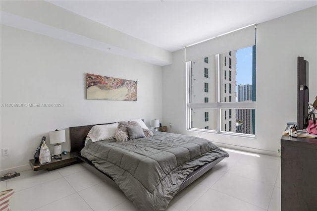 300 S Biscayne Blvd Unit T-2309, Miami, FL 33131 - bedroom with tile patterned floors