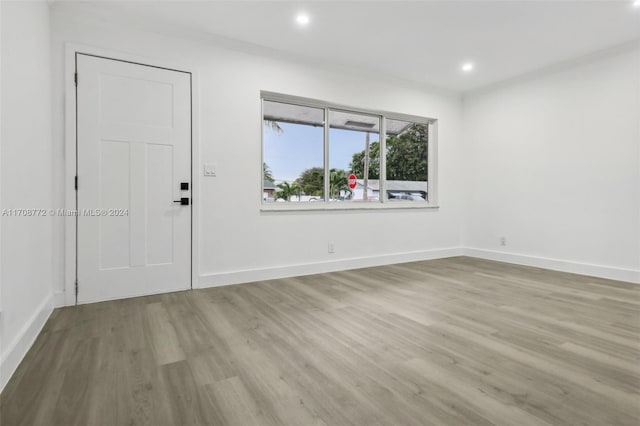 entryway featuring light wood-type flooring