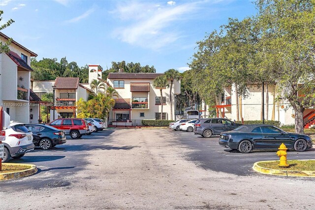 view of vehicle parking