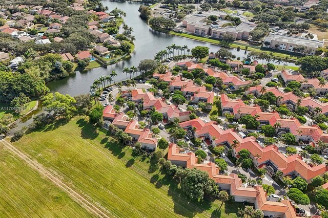 10949 Mainsail Dr, Cooper City, FL 33026 - aerial view of property's location featuring a nearby body of water and nearby suburban area