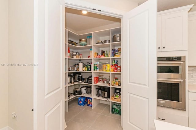 view of pantry