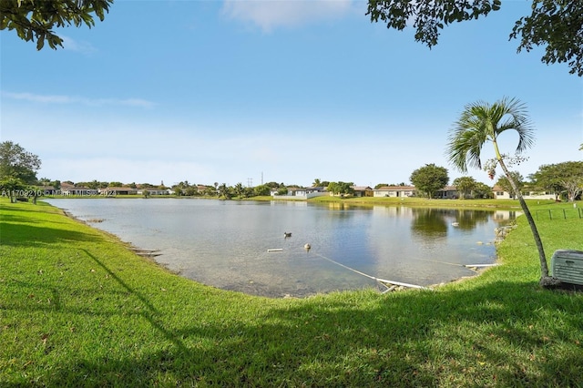 property view of water