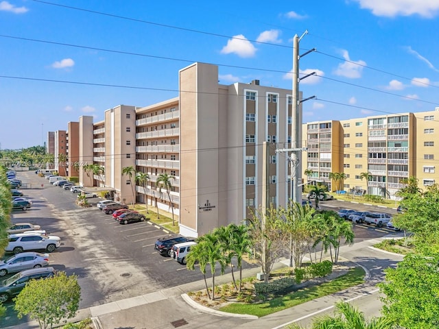 421 NE 14th Ave Unit 405, Hallandale Beach, FL 33009 - view of apartment building / complex featuring uncovered parking
