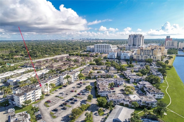 7410 SW 82nd St Unit K405, Miami, FL 33143 - aerial view of property and surrounding area with nearby urban area