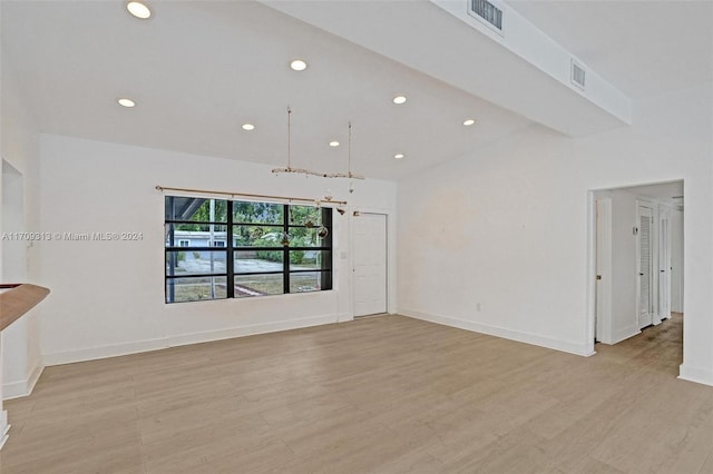 interior space featuring light hardwood / wood-style flooring