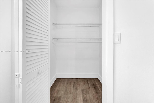 view of closet