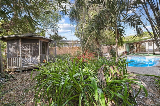 view of pool