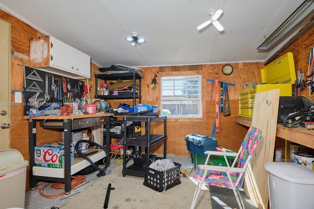 view of storage room