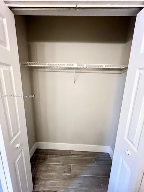 view of closet