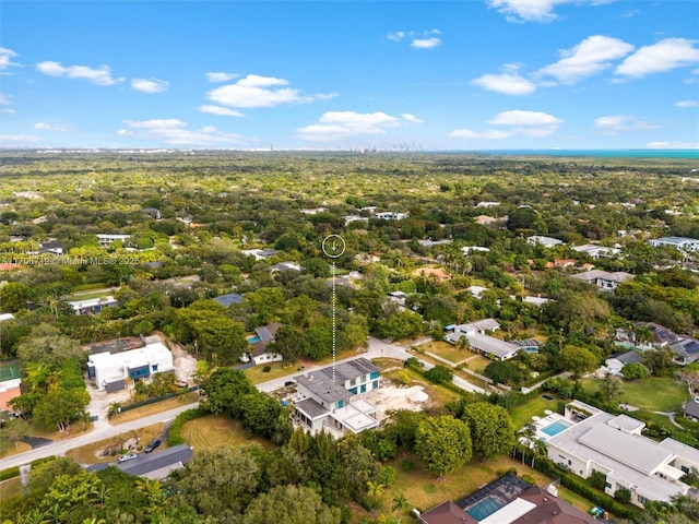 bird's eye view featuring a residential view