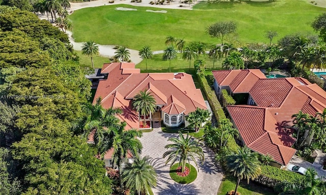 2445 Provence Cir, Weston, FL 33327 - aerial view with golf course view