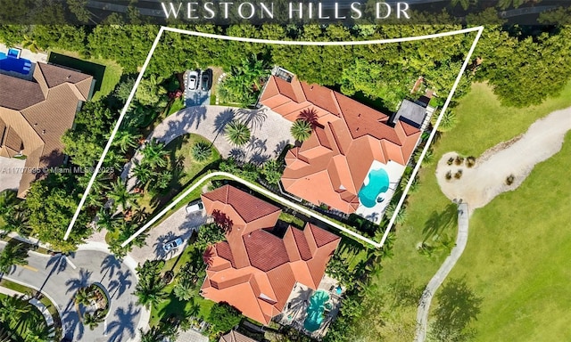 2445 Provence Cir, Weston, FL 33327 - drone / aerial view