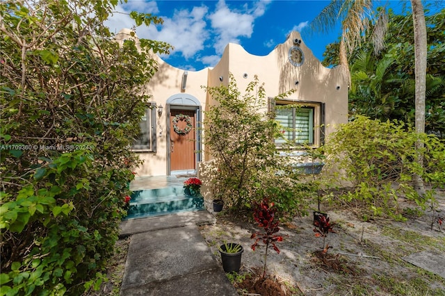 view of pueblo-style house